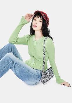 Daisy Street Frill Hem Cardigan Tops