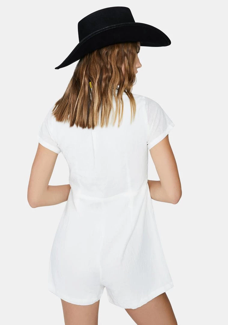 Daisy Street Jumpsuits & Rompers Relaxed Embroidery Style Playsuit