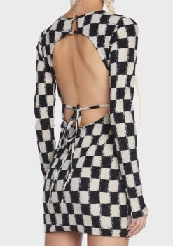 Daisy Street Dresses Checkered Mini Dress