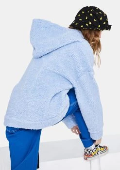 Daisy Street Outerwear Polar Teddy Hoodie