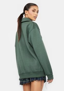 Daisy Street Rugby Sweatshirt Tops